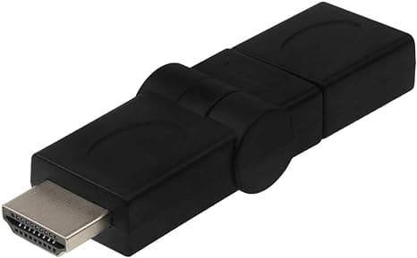 Adapter HDMI / Male to Female / 360 shkallë / I zi - Figura 3
