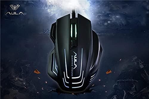 Maus Gaming Aula S18 / E-Sports / USB / LED / 7200 DPI / 8 butona / I zi - Figura 2