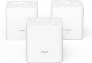 Ruter Tenda Nova AC1200 / 3 x 10/100Mbps / 5GHz / Dual-Band / 3-pack / Të bardhë