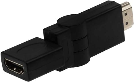 Adapter HDMI / Male to Female / 360 shkallë / I zi - Figura 6