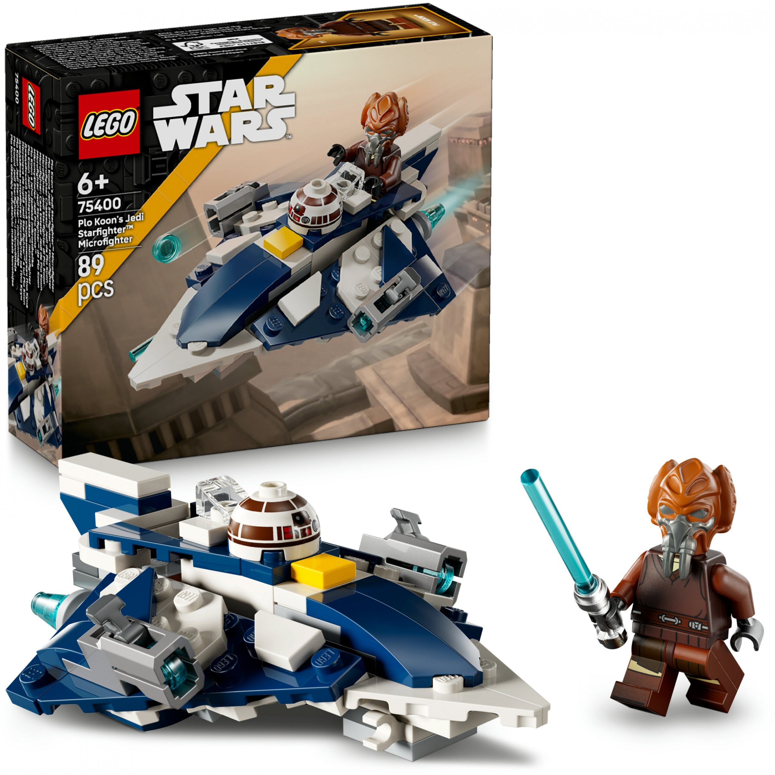 LEGO Star Wars Plo Koon’s Jedi Starfighter Microfighter (Set 75400) - Figura 3