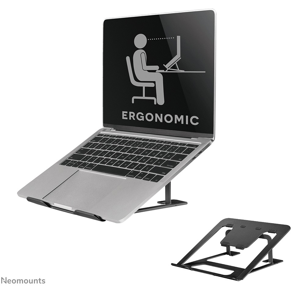 Mbajtës & Ftohës për Laptop Neomounts Laptop-Ständer. i palosshëm. 5KG NSLS085BLACK