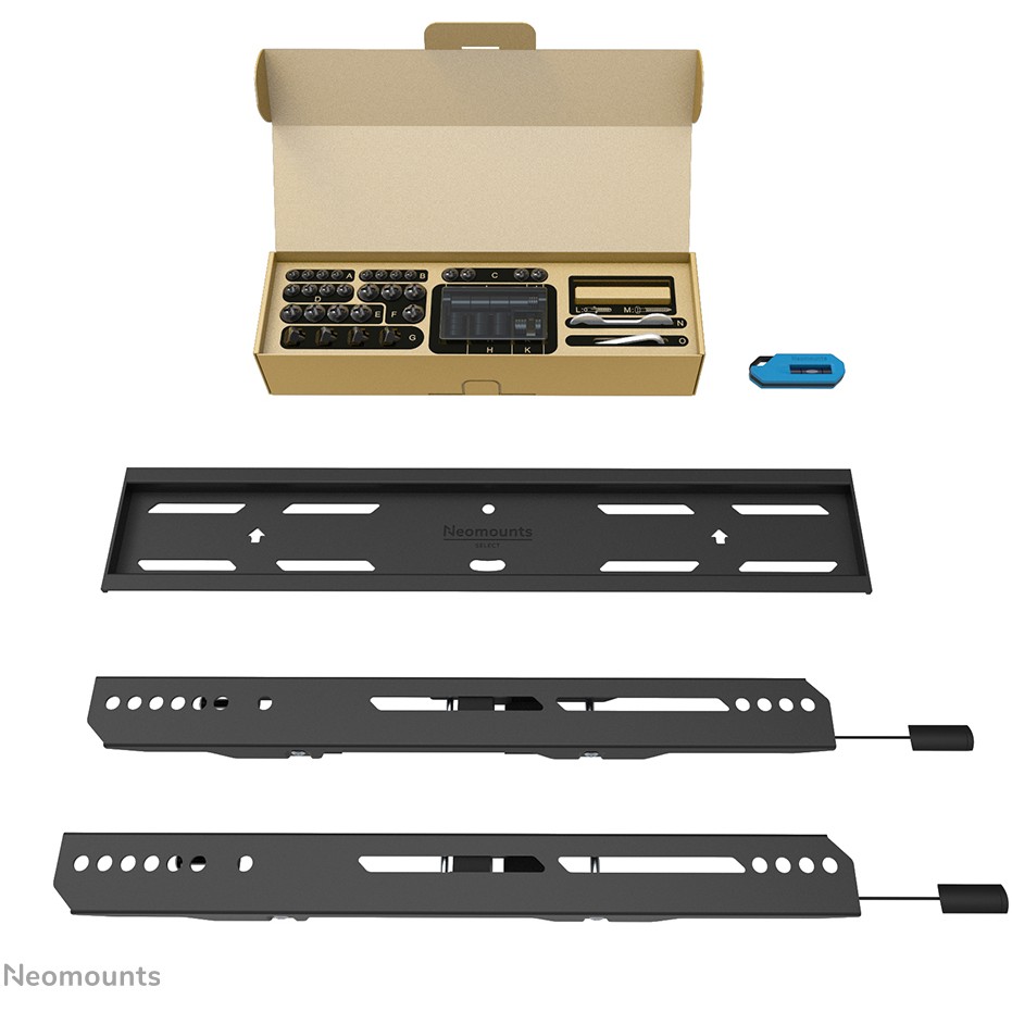 Mbajtëse për TV NEOMOUNTS WL30S-850BL14 Select Screen Wall Mount 81.28-165.1cm 32-65inch max 60kg fixed VESA 400x400 Black - Figura 4