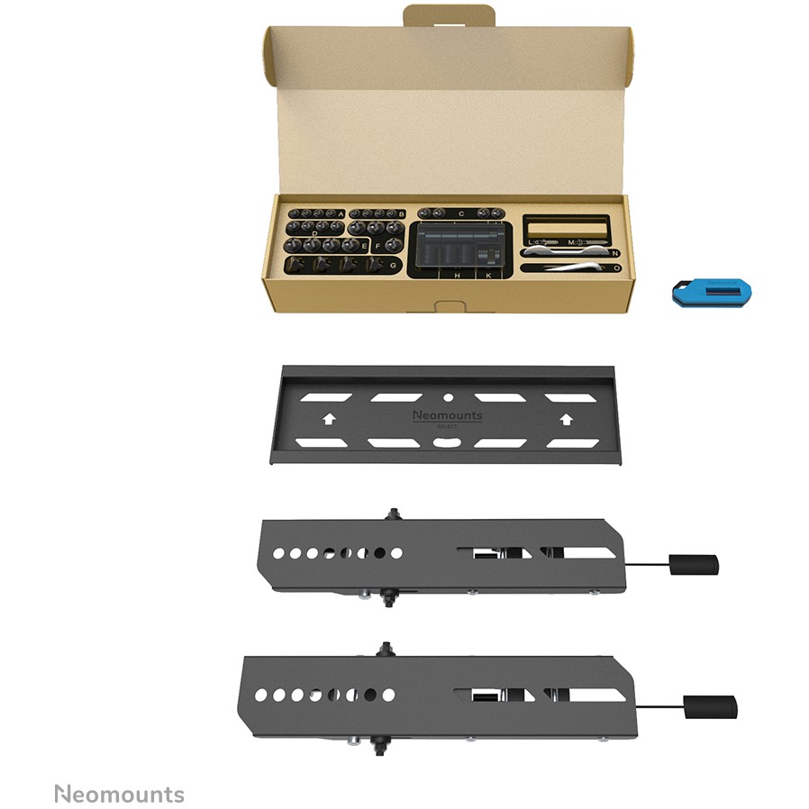 Mbajtëse për TV Wall mount. Tiltable. for 24-55" screens. 50KG WL35S-850BL12 Neomounts - Figura 5
