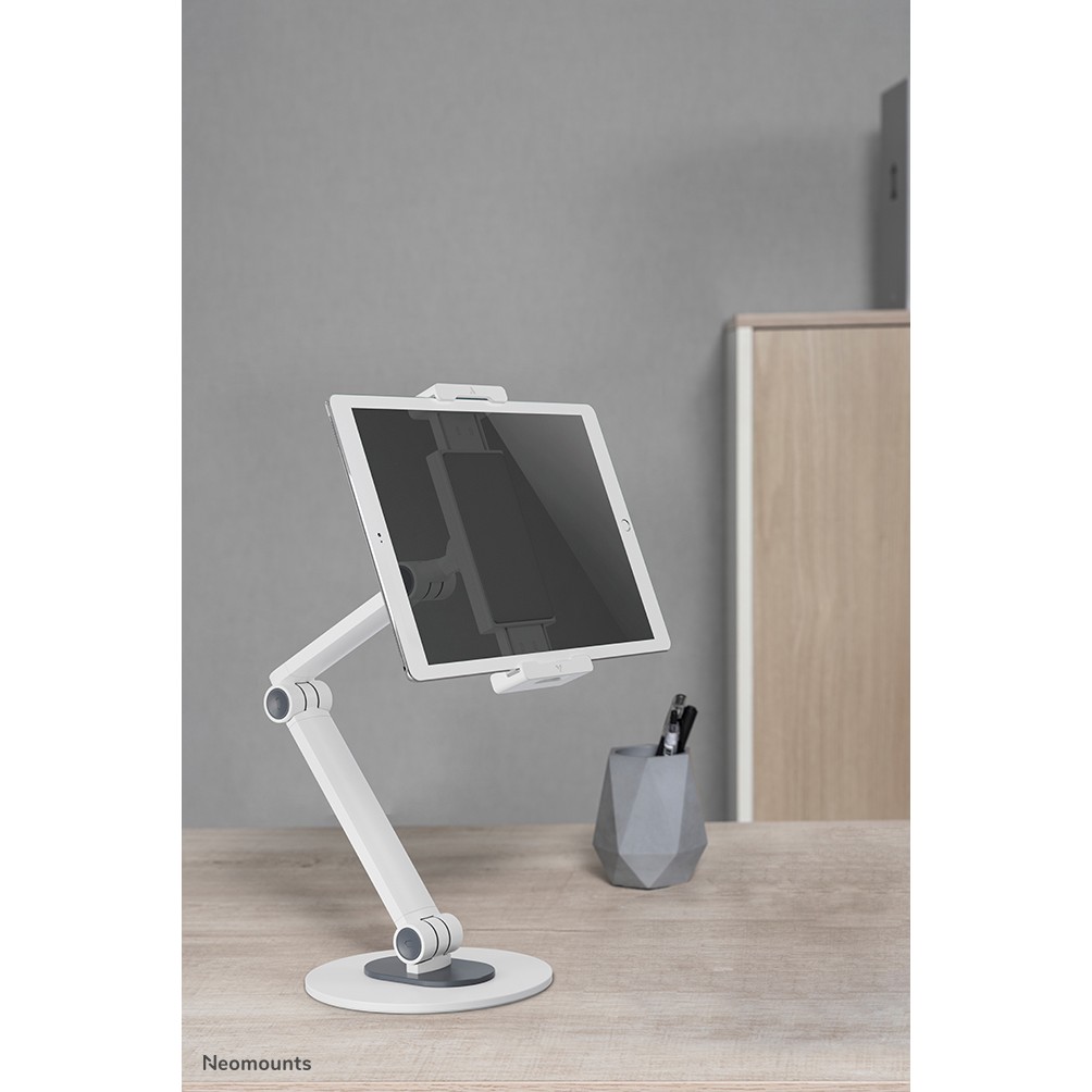 Mbajtës & Ftohës për Laptop 4.7"–12.9" tablets / Neomounts desk stand DS15-550WH1 , supports up to 1 kg - Bardhë - Figura 3