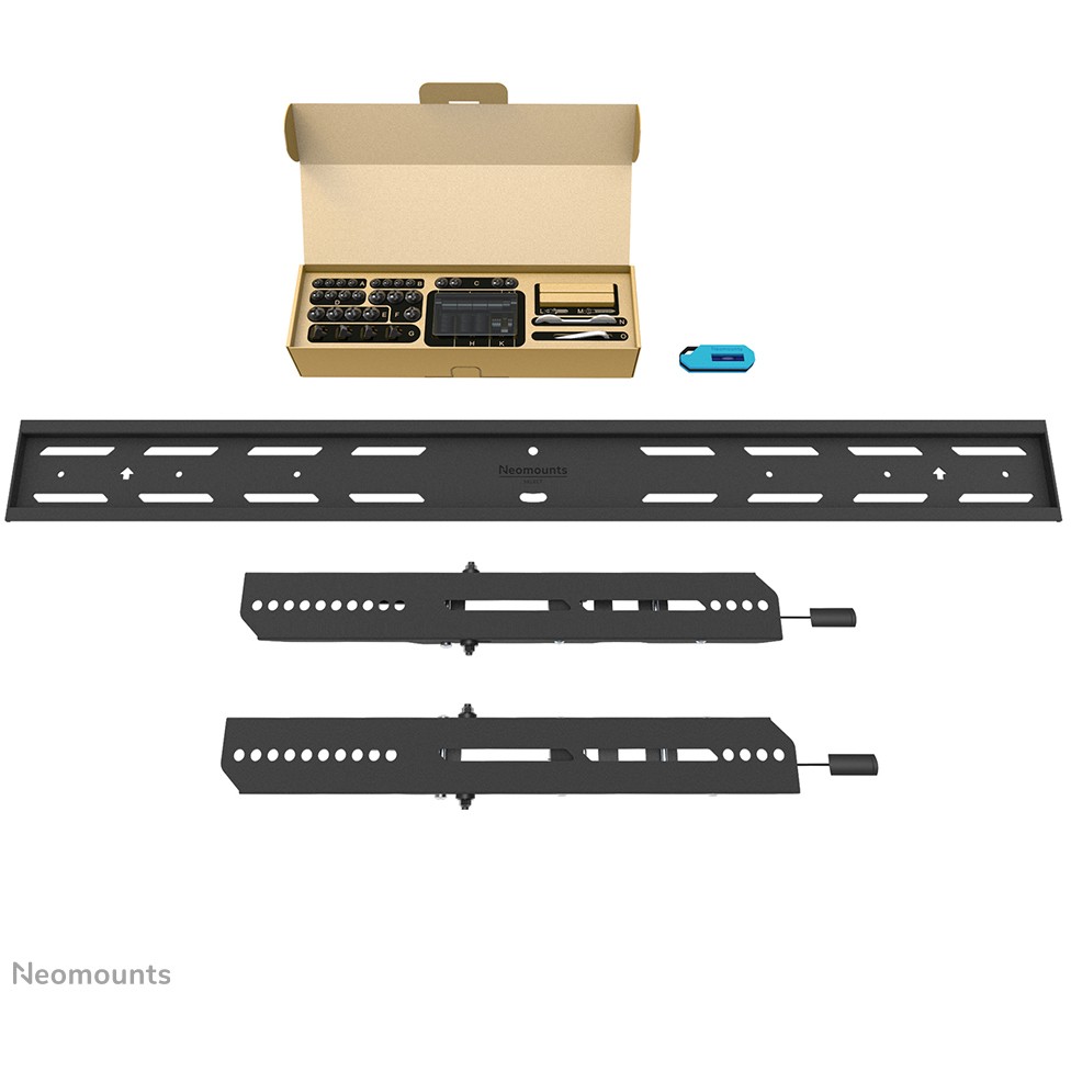 Mbajtëse për Monitor Neomounts WL30S-850BL18 mbajtëse muri për ekrane 43-98" - E zezë - Figura 4