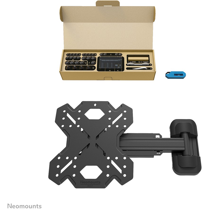 Mbajtëse për TV Neomounts WL40S-840BL12 movable wall mount for 32-55" screens - Black - Figura 4