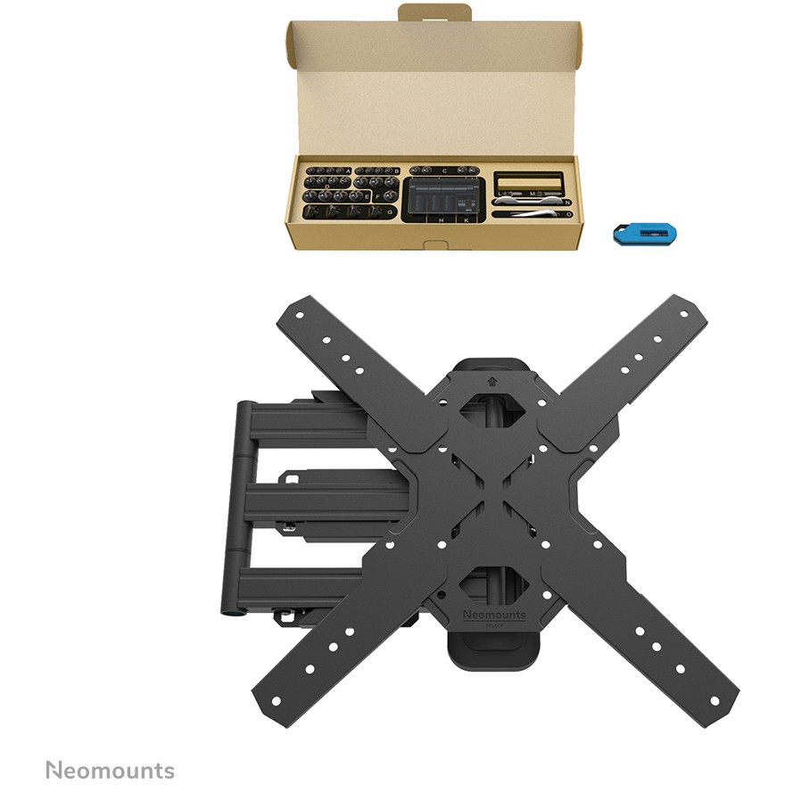 Mbajtëse për TV Wall mount. Fully movable. For 32-65" screens. 40KG WL40S-850BL14 Neomounts - Figura 4