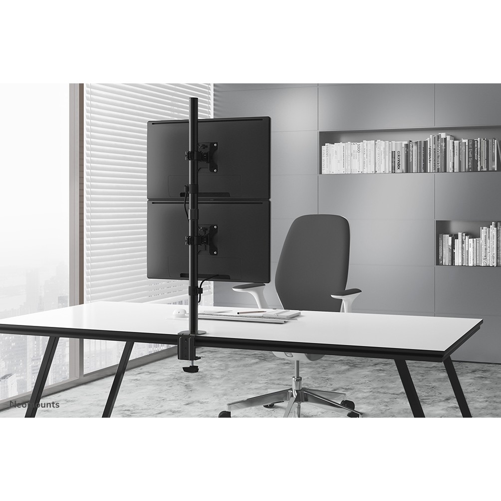 Mbajtëse për Monitor Neomounts FPMA-D550DV BLACK desk mount for two flat screens up to 32" - Black - Figura 3