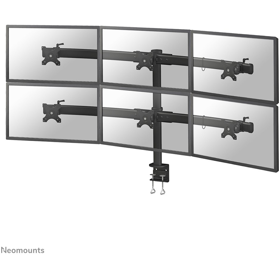 Mbajtëse për Monitor Neomounts Tischhalterung për gjashtë ekrane të sheshtë deri në 27" (69 cm) 8KG FPMA-D700D6