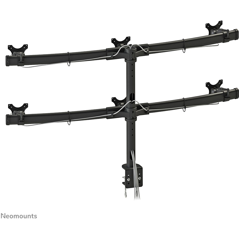 Mbajtëse për Monitor Neomounts Tischhalterung për gjashtë ekrane të sheshtë deri në 27" (69 cm) 8KG FPMA-D700D6 - Figura 5