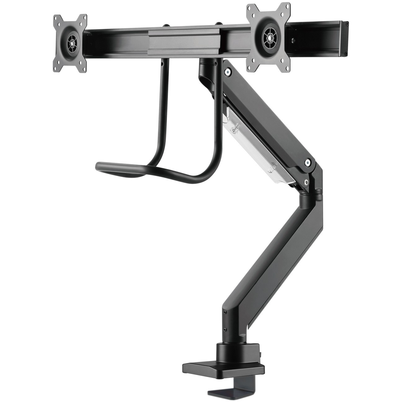 Mbajtëse për Monitor Neomounts Tischhalterung me dorezë për mbajtjen e tavolinës për dy ekrane të sheshtë deri në 32" (81 cm) 8KG NM-D775DXBLACK Neomounts - Figura 2