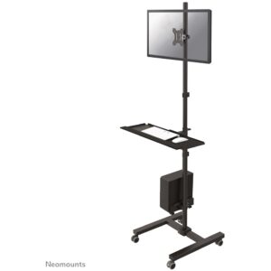 Mbajtëse për Monitor Neomount's FPMA-MOBILE1700 mobile workstation for PCs with flat screens (max. 32"/81 cm) and keyboard and mouse.