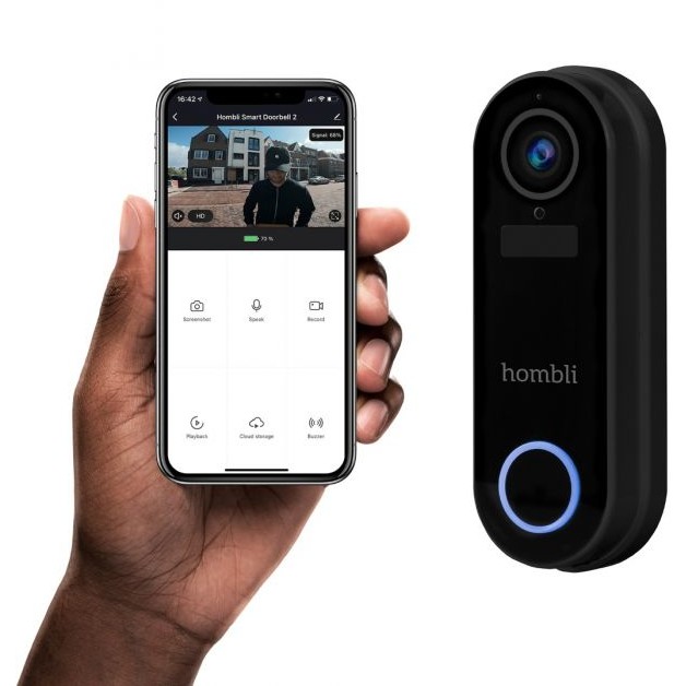 Sisteme alarmi të mençura Hombli smart Türklingel 2 (e zezë) + Gong - Figura 5