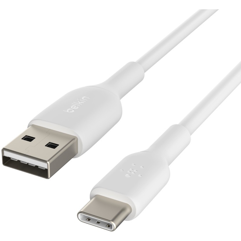 Kabllo Belkin USB-C/USB-A, 2m, e bardhë