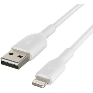 Kabllo USB Belkin Lightning Ngarkim/Sinkronizim Kabel PVC mfi i certifikuar 2m i bardhë