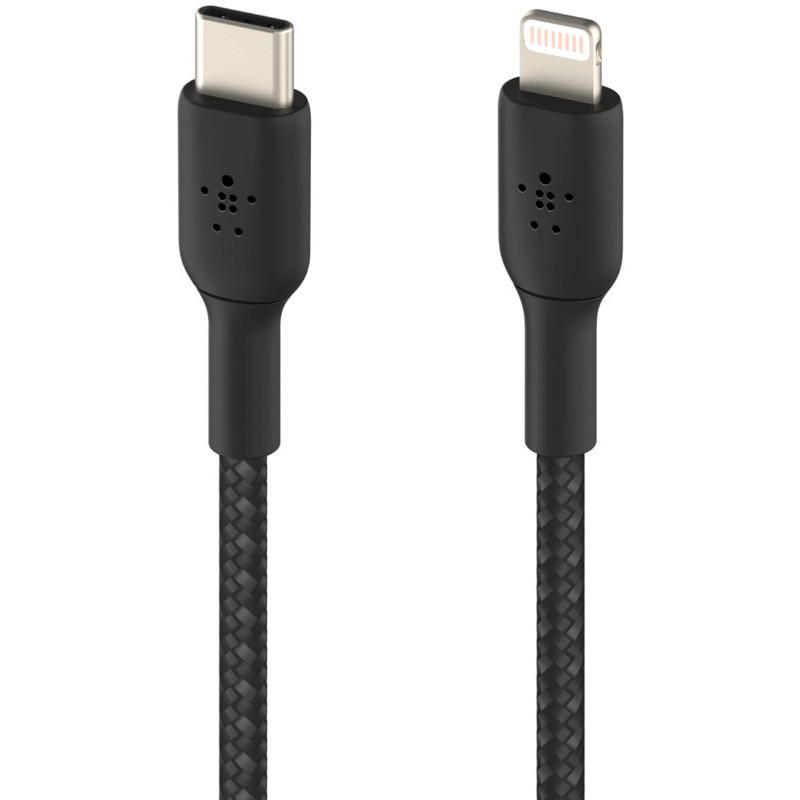 Kabllo Belkin Lightning/USB-C 2m, e zezë - Figura 2
