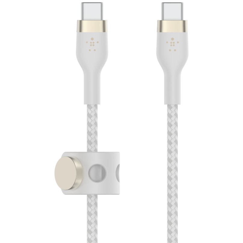Kabllo Belkin PRO Flex USB-C/USB-C deri 60W, 2m, e bardhë
