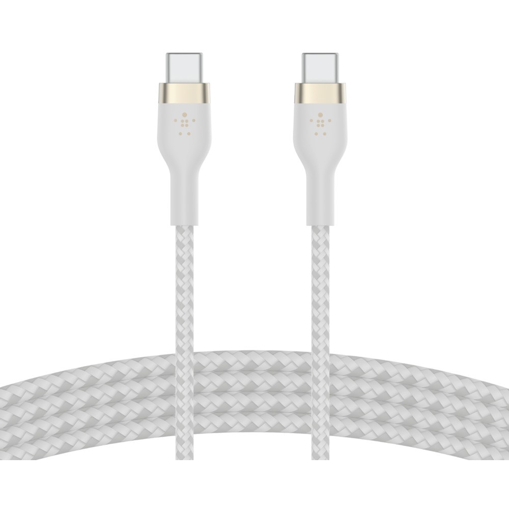 Kabllo Belkin PRO Flex USB-C/USB-C deri 60W, 2m, e bardhë - Figura 3