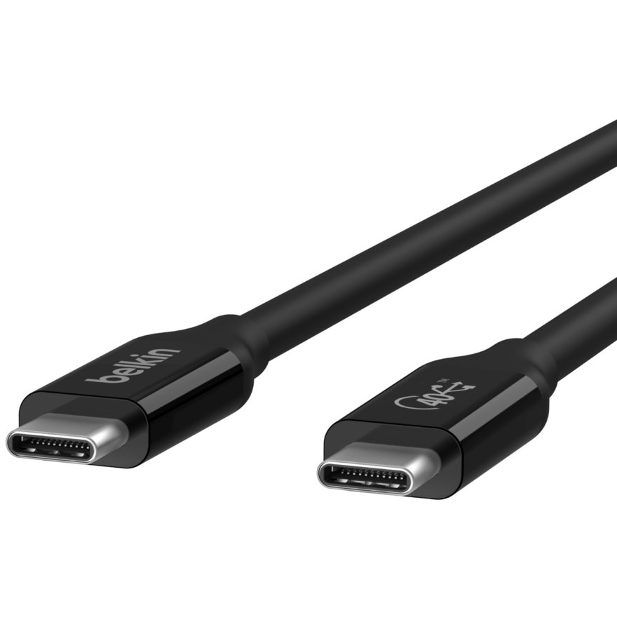 Aksesorë për telefon Belkin USB4 Kabel. USB-C/USB-C. 40 Gbit/s. 100W. 0.8m e zezë - Figura 2