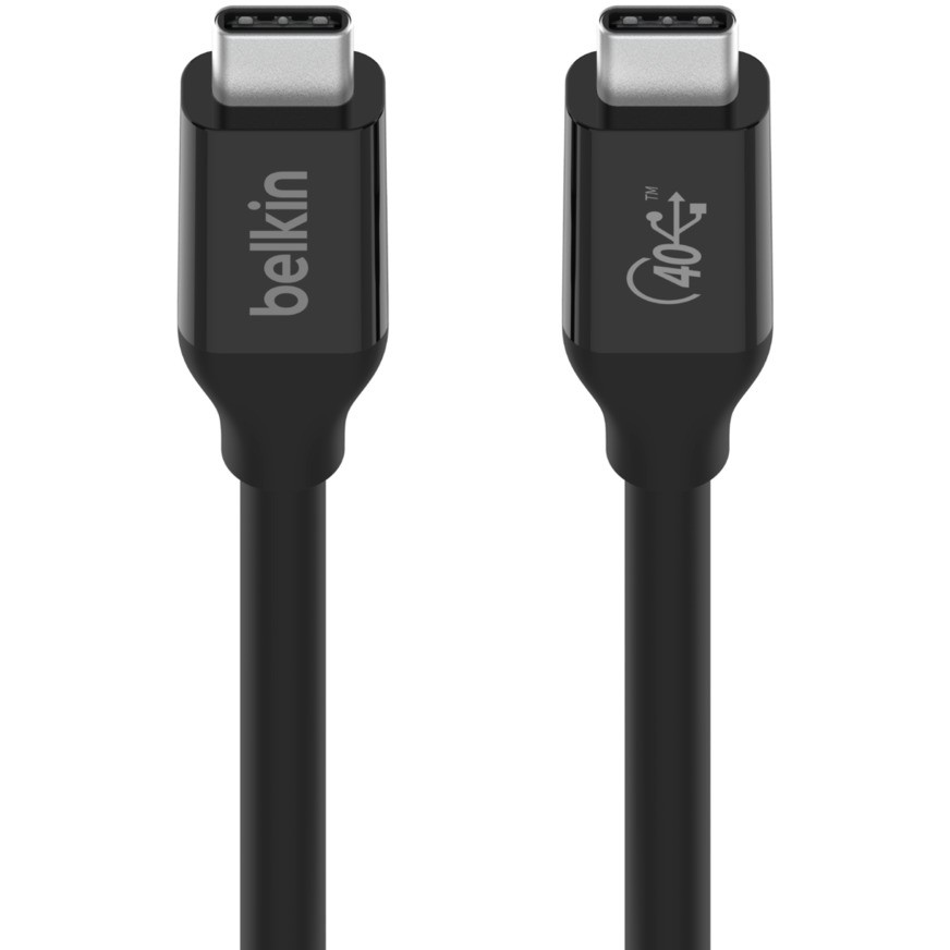 Aksesorë për telefon Belkin USB4 Kabel. USB-C/USB-C. 40 Gbit/s. 100W. 0.8m e zezë - Figura 3