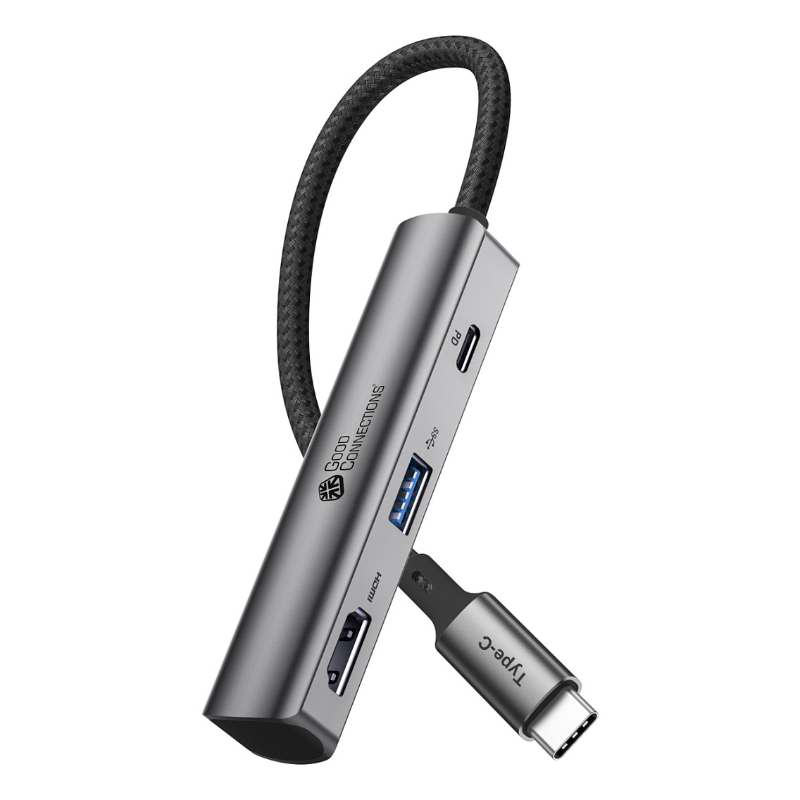 HUB GoodConnections C002A / HDMI+USB‑C+USB 3.0 – Anthrazit - Figura 3