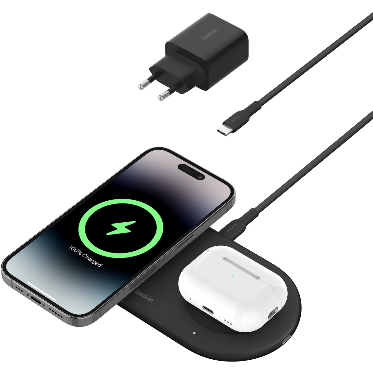 Adapter Belkin BOOST CHARGE PRO 2in1 Qi2 15W, i zi - Figura 5