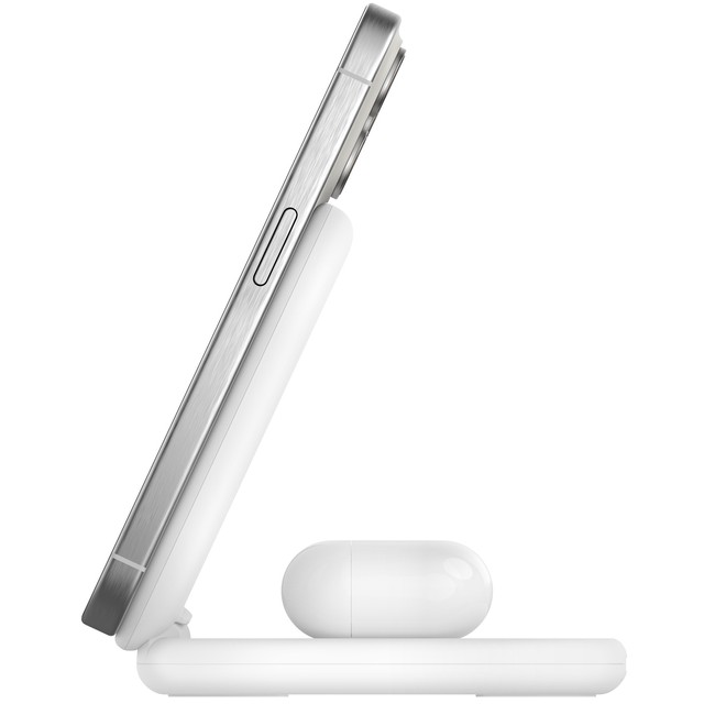 Belkin BOOST↑CHARGE Wireless Charging Pad Qi2 15W – Bardhë - Figura 3