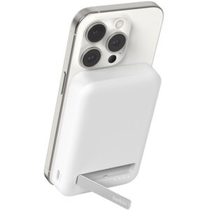 Powerbank magnetik Belkin BoostCharge Pro Qi2 8K, i bardhë
