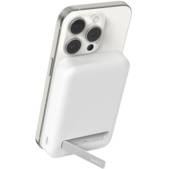 Powerbank magnetik Belkin BoostCharge Pro Qi2 8K, i bardhë