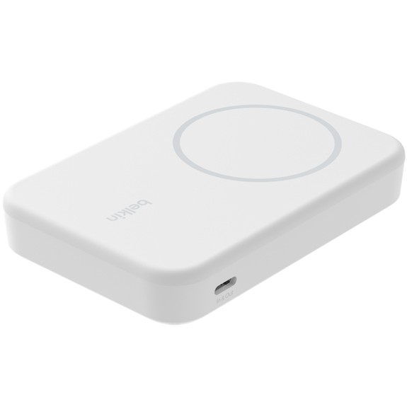 Powerbank magnetik Belkin BoostCharge Pro Qi2 8K, i bardhë - Figura 3