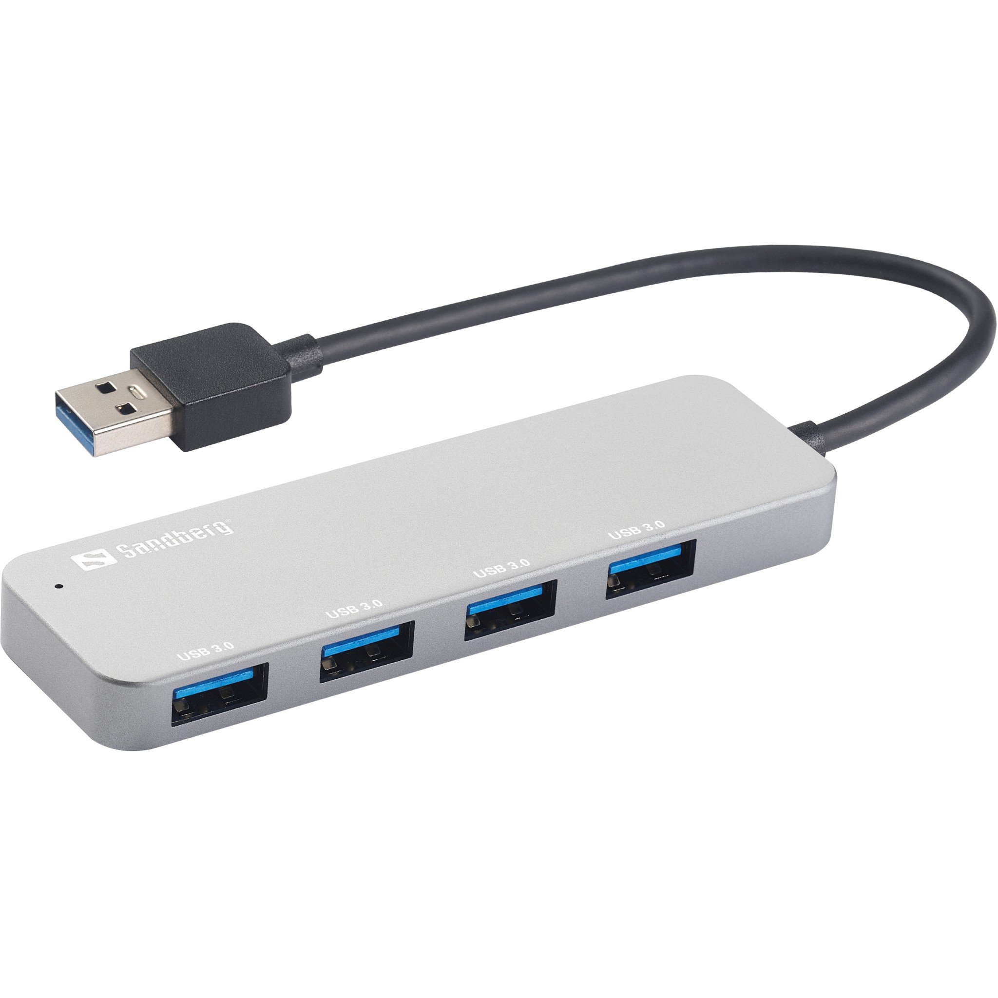 HUB Sandberg 333-88 USB 3.04xUSB 3.0, 4 porte, i argjendë