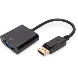 Kabllo Digitus DisplayPort (ST-BU), 0.15m, FHD, 60Hz, e zezë
