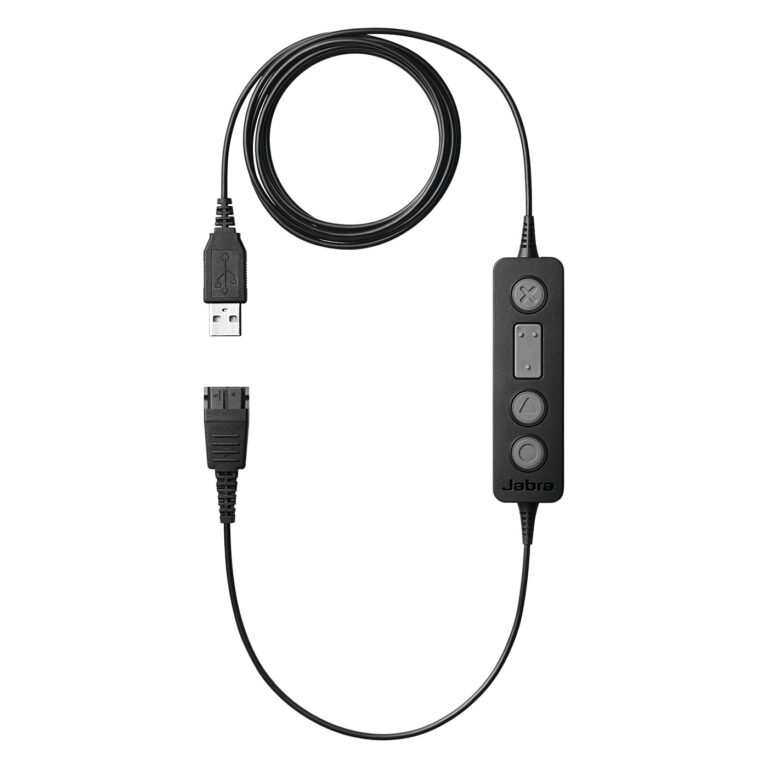 Adapter për kufje Jabra Link 260 QD në USB me Call Control - Zezë