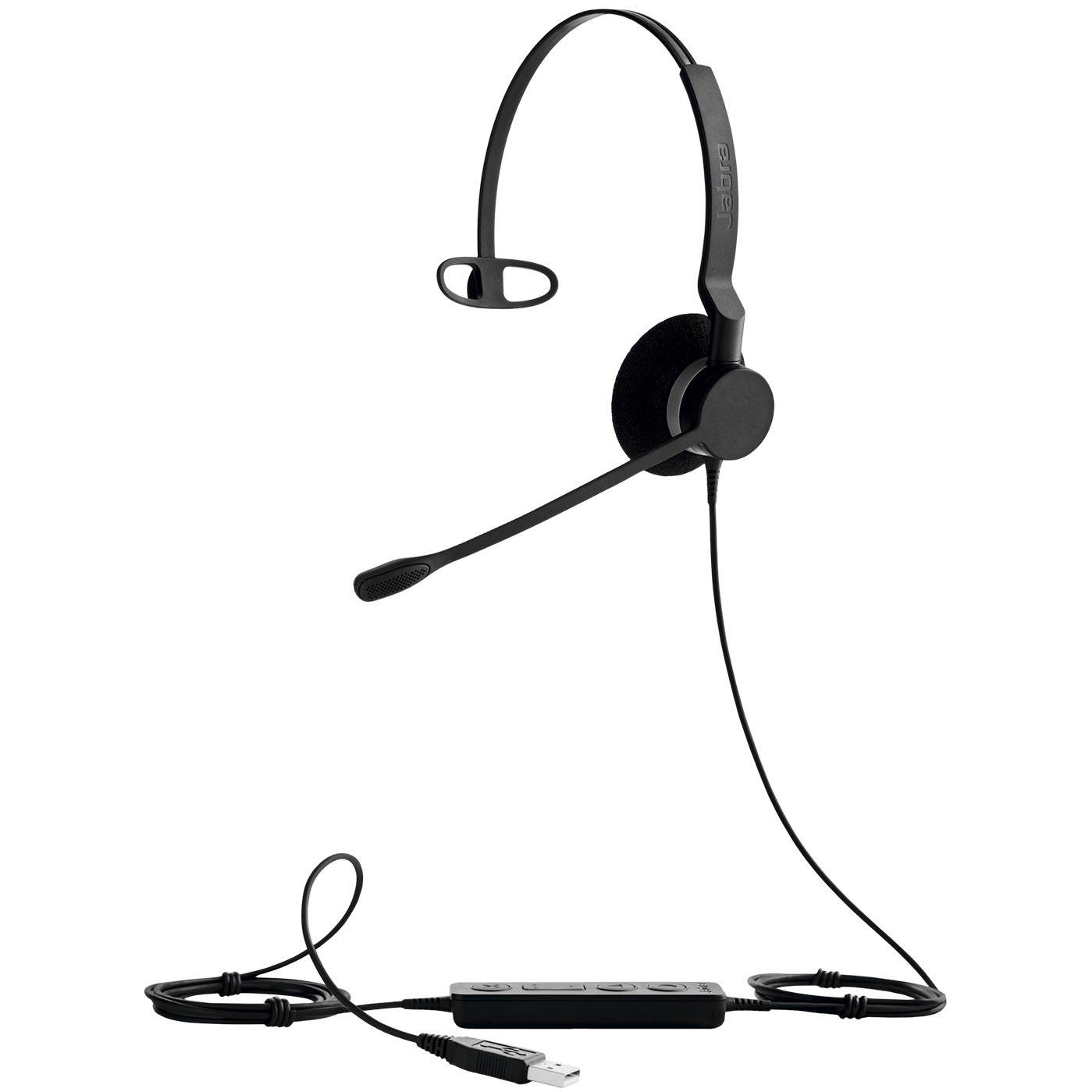Kufje me Kabllo Jabra BIZ 2300 / Mono / USB / Microsoft Teams – Zezë - Figura 4