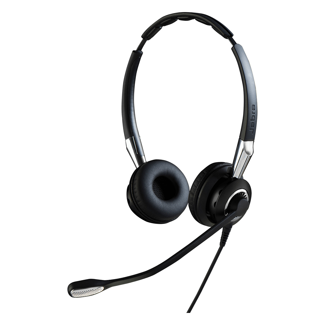 Kufje me kabllo Jabra BIZ 2400 II – Duo – Overhead – UNC – Zezë