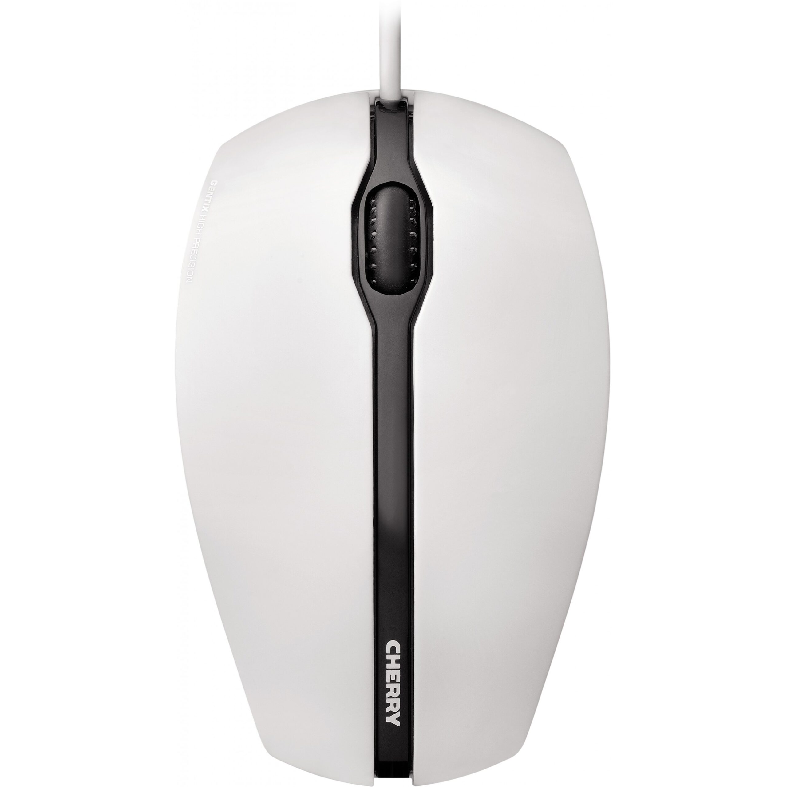 Maus me Kabllo CHERRY GENTIX Optical – Bardhë