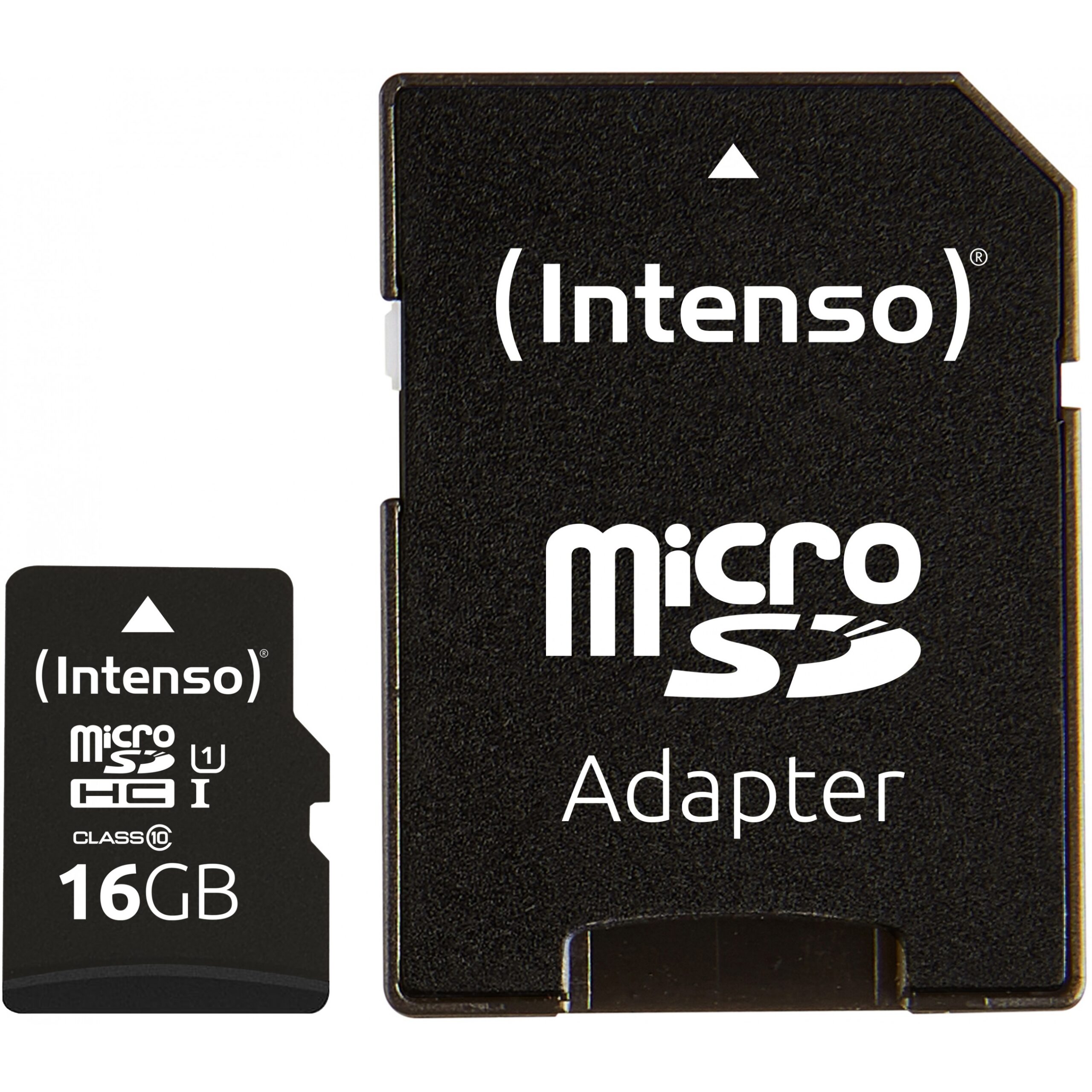 Kartë Memorie SD CARD 16GB Intenso Premium MicroHC 45MB/s +Adapter - Figura 2
