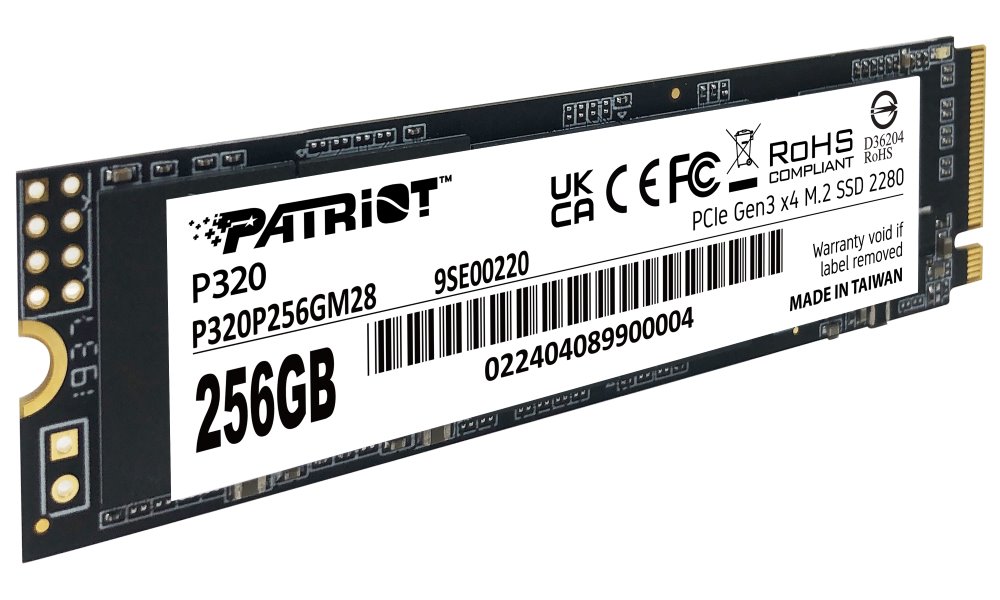 SSD të Brendshme 256GB Patriot P320 | M.2 | PCIe 3.0 | 2200/1200 MB/s - Figura 2