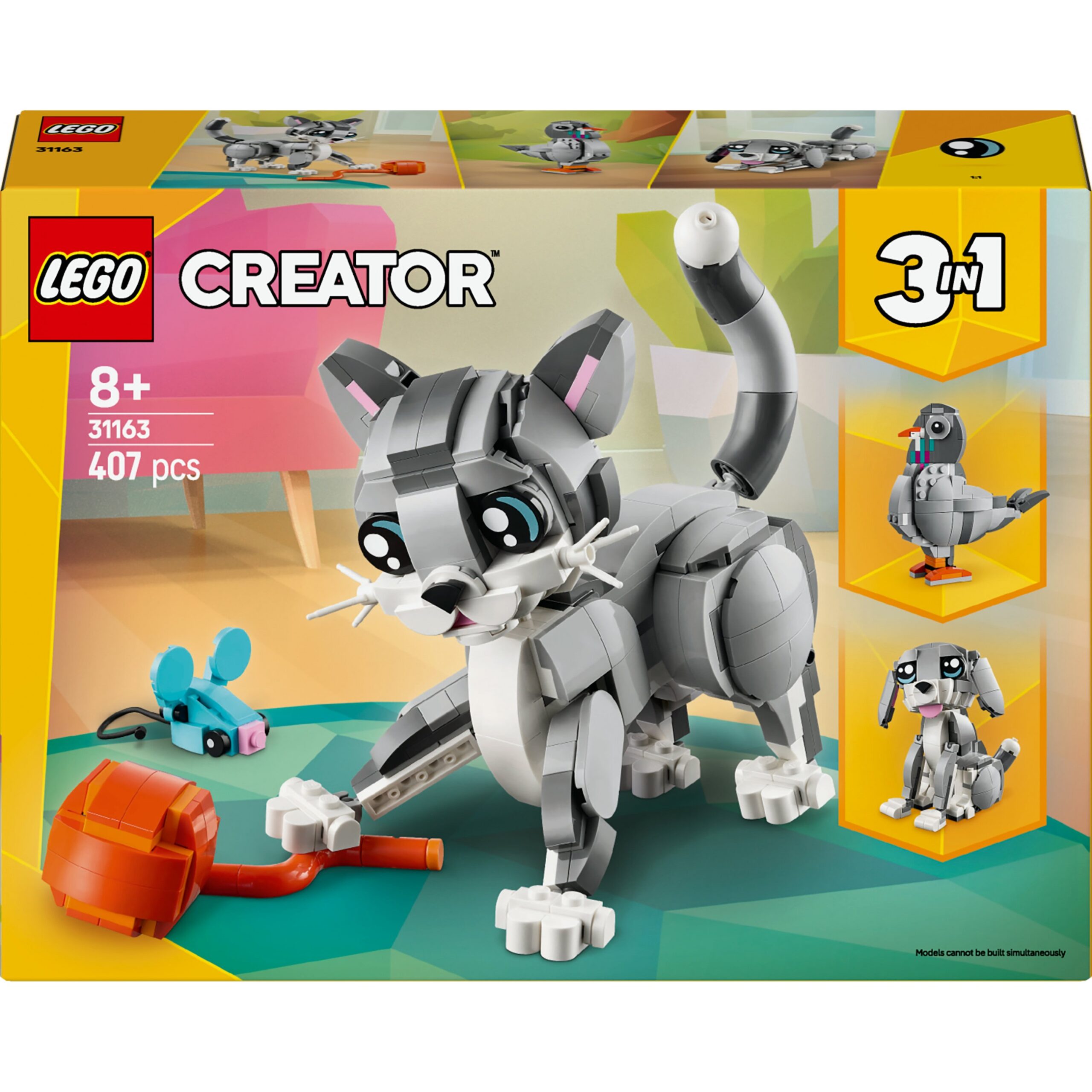 LEGO Creator Grey Cat 31163