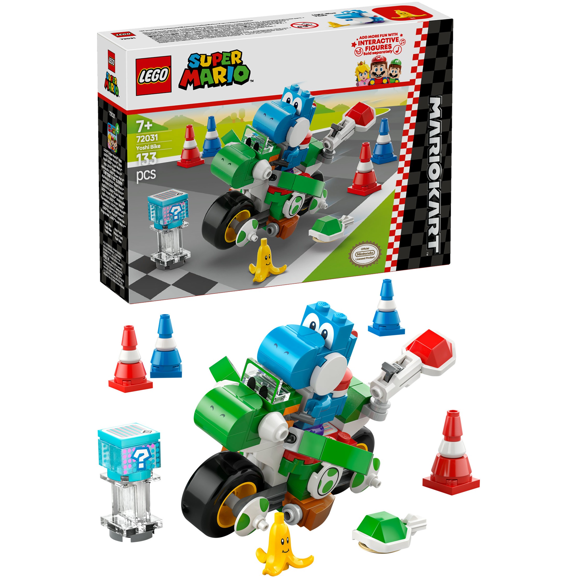 LEGO Super Mario Mario Kart – Yoshi–Bike 72031 - Figura 3
