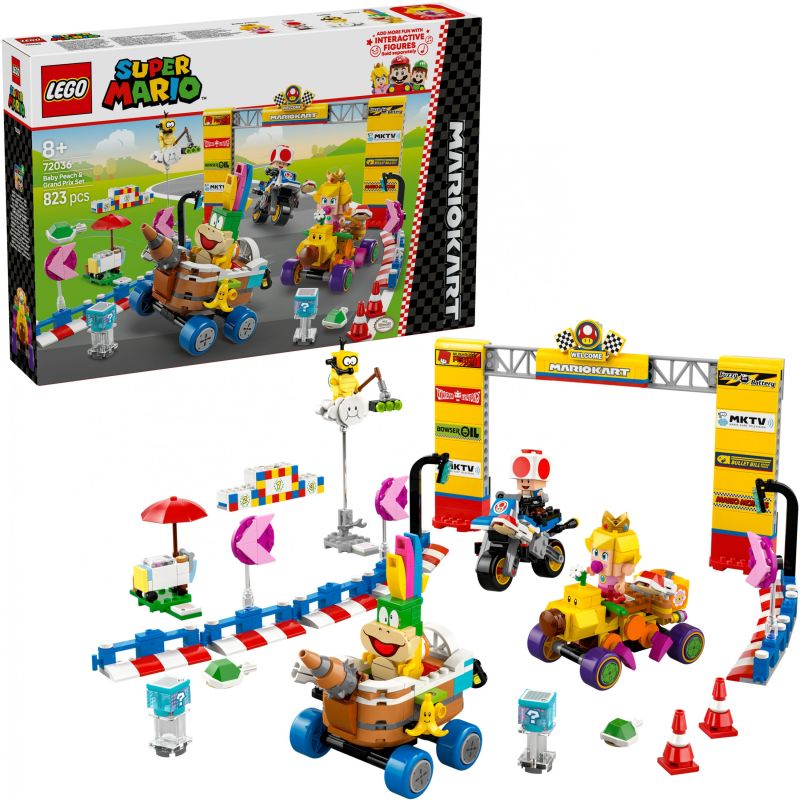 LEGO Super Mario Kart – Baby Peach & Grand Prix Set 72036 - Figura 4