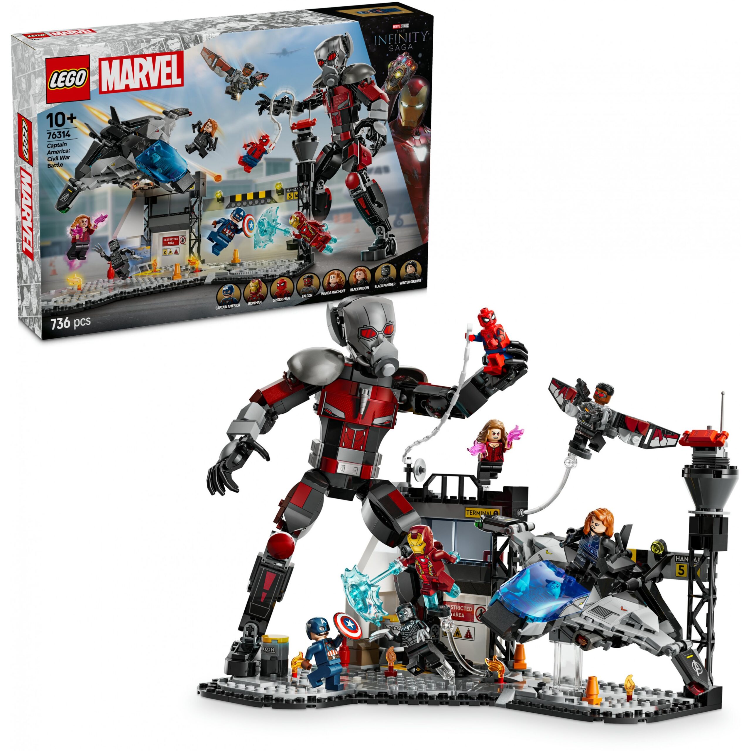 LEGO Super Heroes Marvel Captain America: Civil War Action Duel 76314 - Figura 3