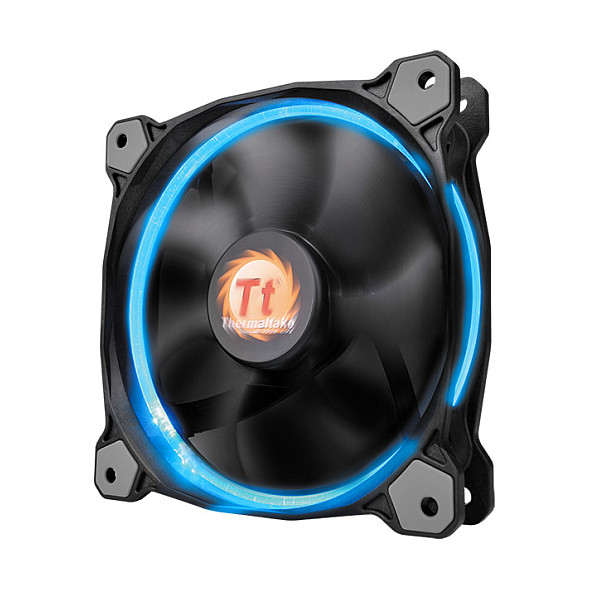 Ftohës për Kasë 120mm Thermaltake Riing 12 LED RGB / 3-Pack – Zezë