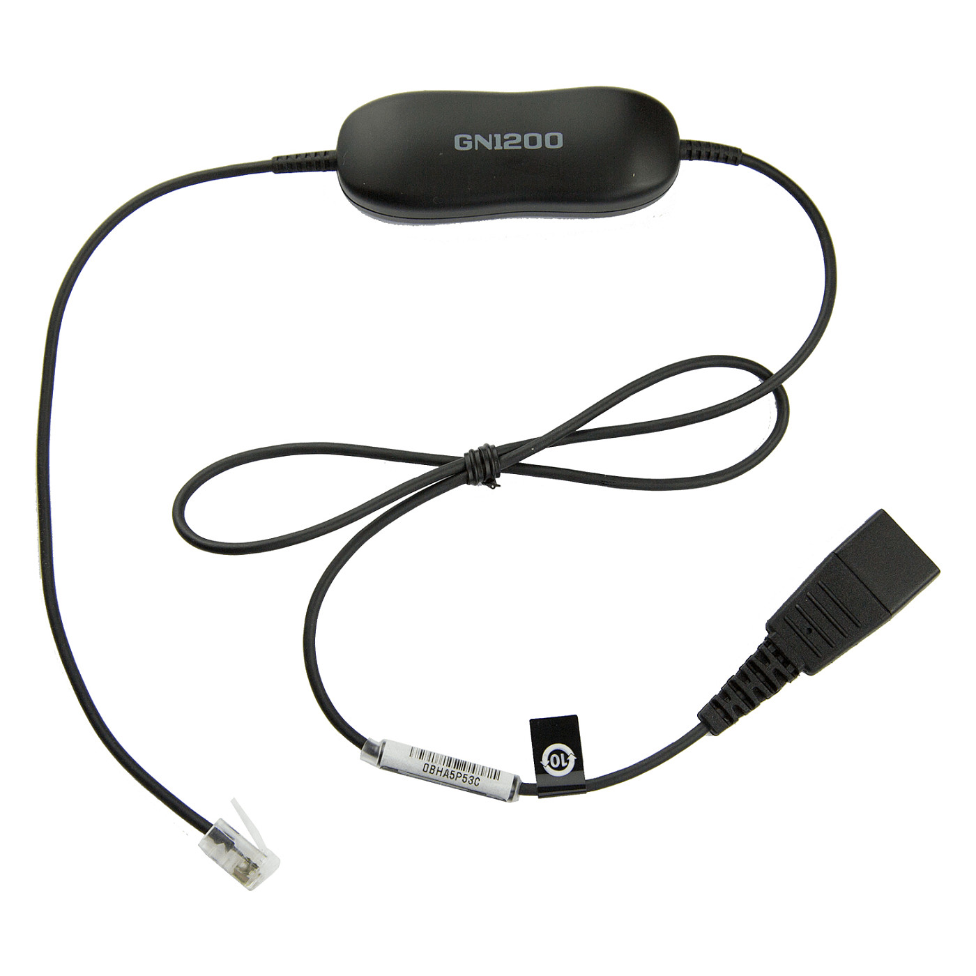 Kabllo për kufje Jabra Smart Cord QD - Zezë