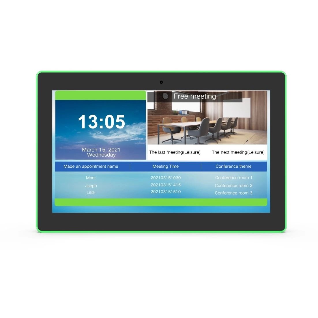 Tablet Android ALLNET Meeting Room RGB LED / 15" / RK3399 / Android 10 / NFC & RFID – Zezë