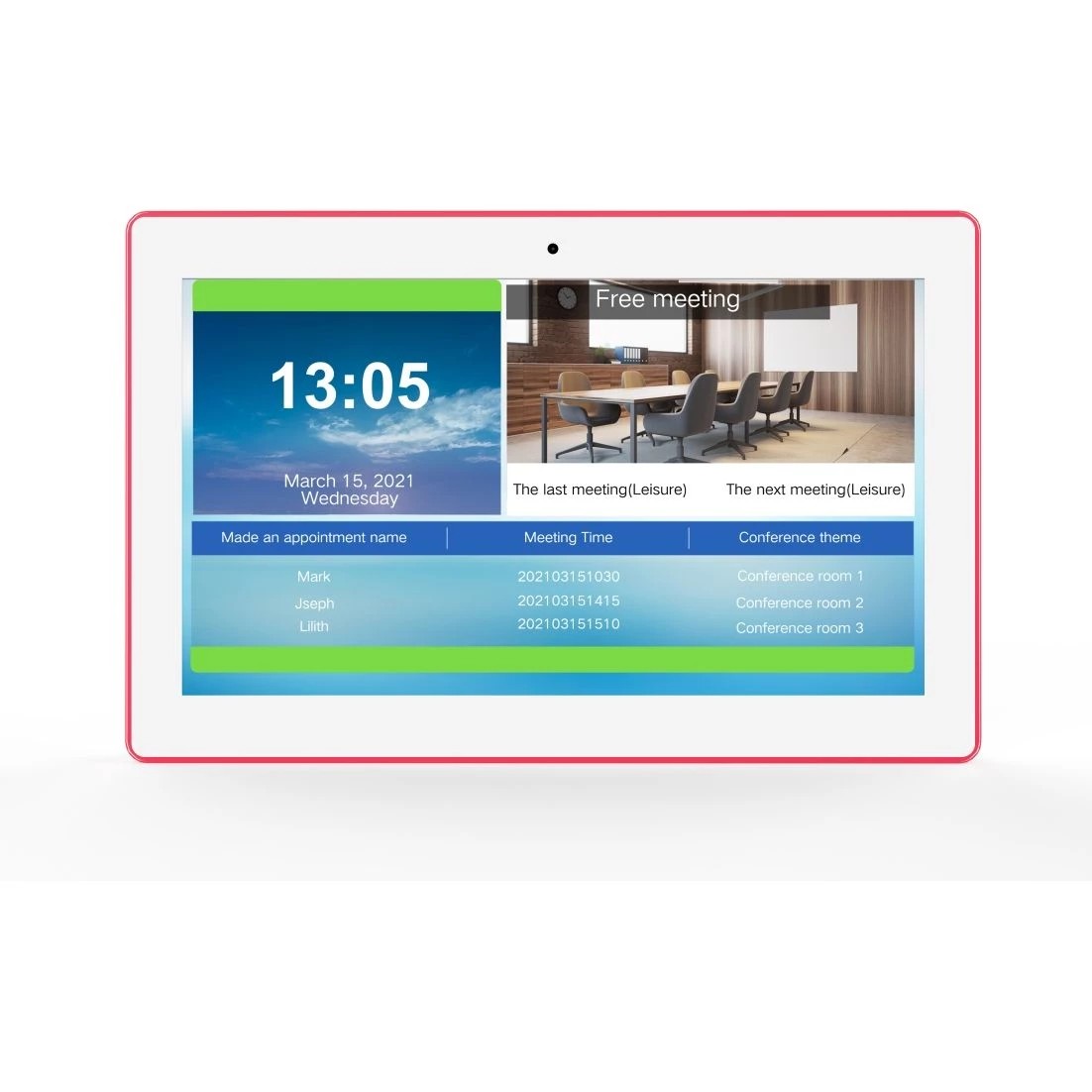 Tablet Android ALLNET Meeting Room / 15" / RK3399 / RGB LED / Android 10 / NFC & RFID - Bardhë