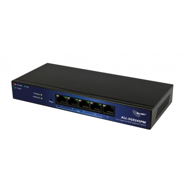 Switch ALLNET ALL-SG8245PM POE+ M, 5 porte