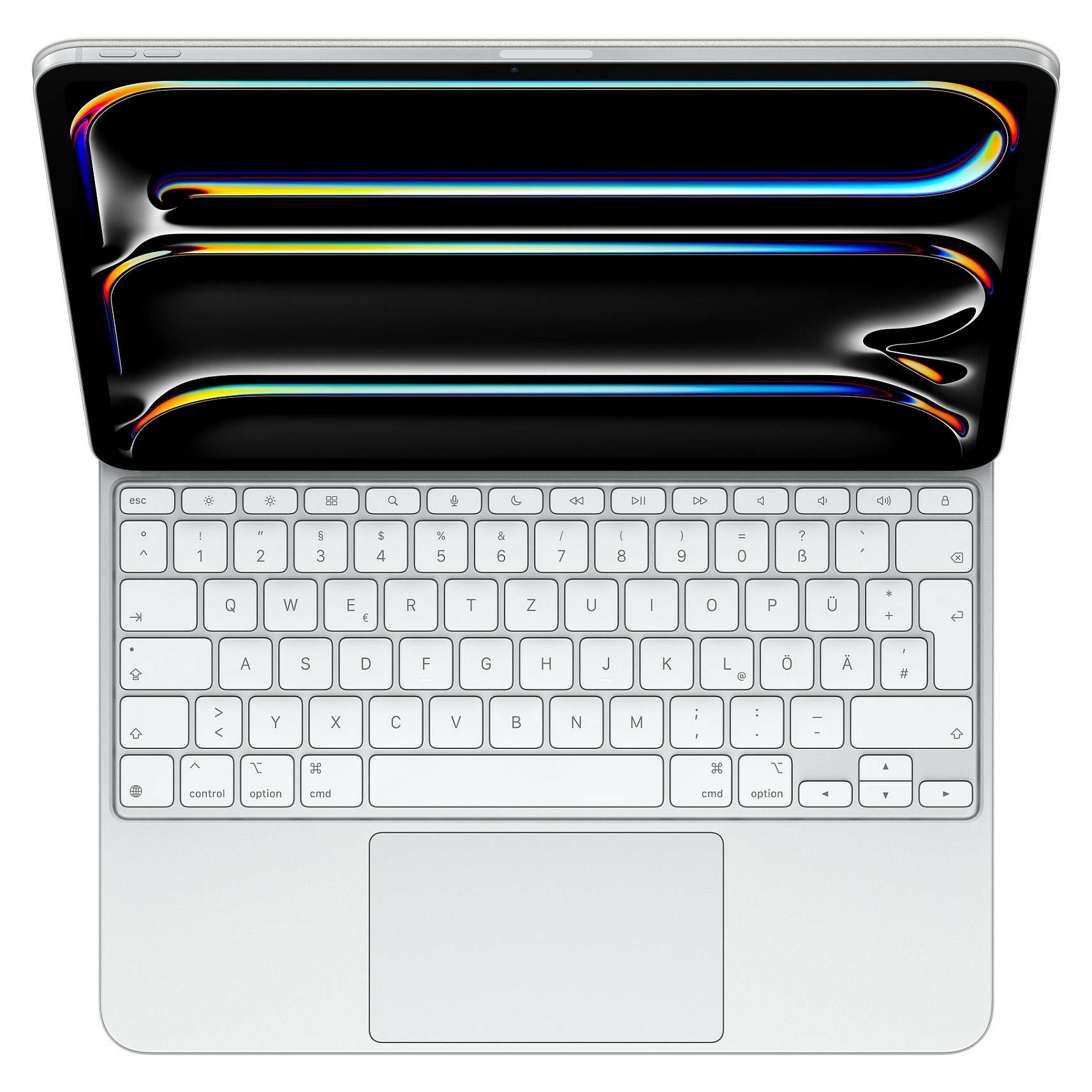 Tastierë Apple Magic Keyboard për iPad Pro 13" M4 / QWERTZ - Bardhë - Figura 2