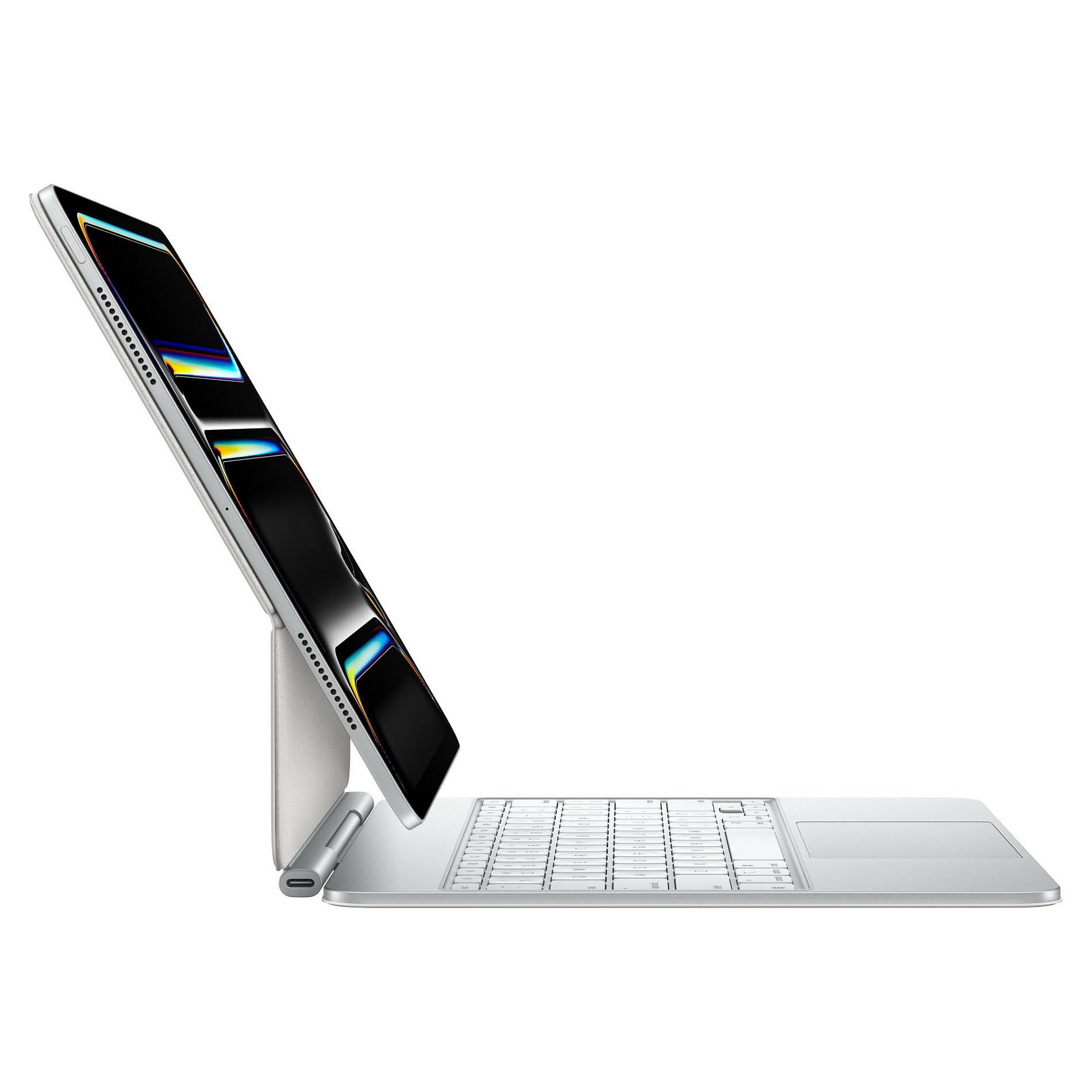 Tastierë Apple Magic Keyboard për iPad Pro 13" M4 / QWERTZ - Bardhë - Figura 4